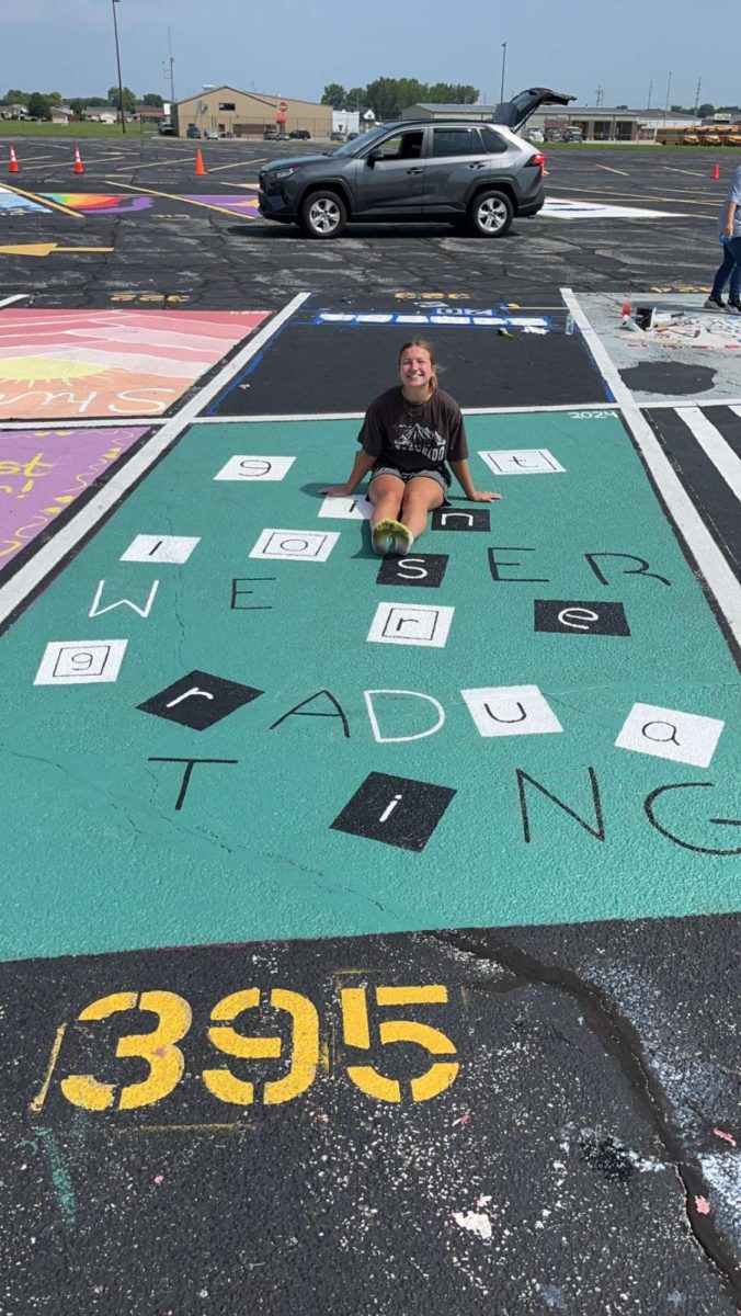 Portage seniors carry on beloved parking lot painting tradition