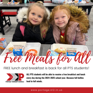 All PTS students to receive free meals in 2024-2025