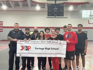 Portage High School named Project ADAM Heart Safe School